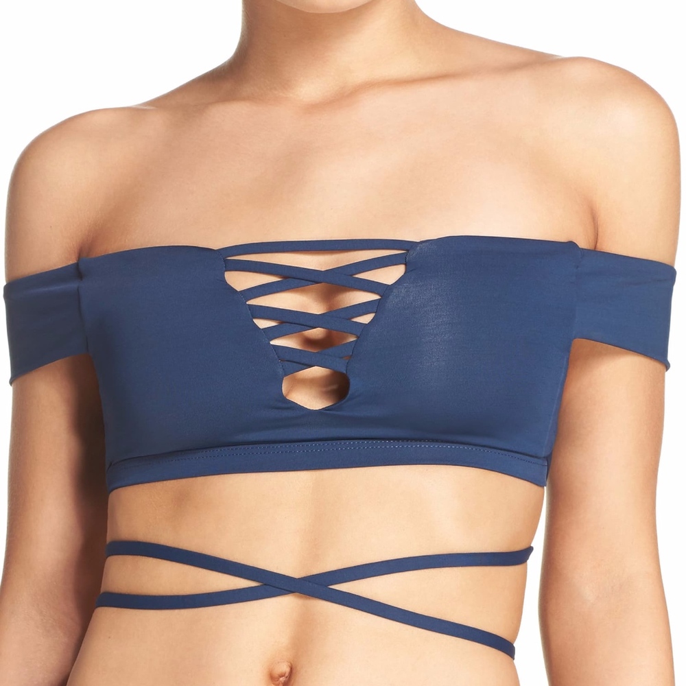 Frankies Bikinis Shiloh Off Shoulder Bikini Top